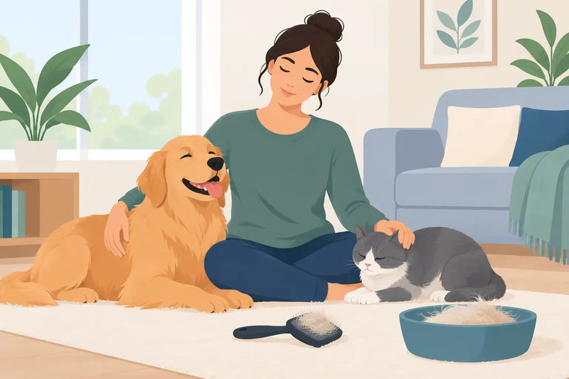 How to Manage Stress Related Shedding at Home