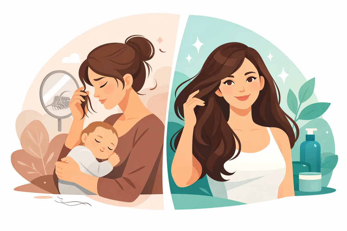 Postpartum Shedding Guide for Fuller-Looking Hair