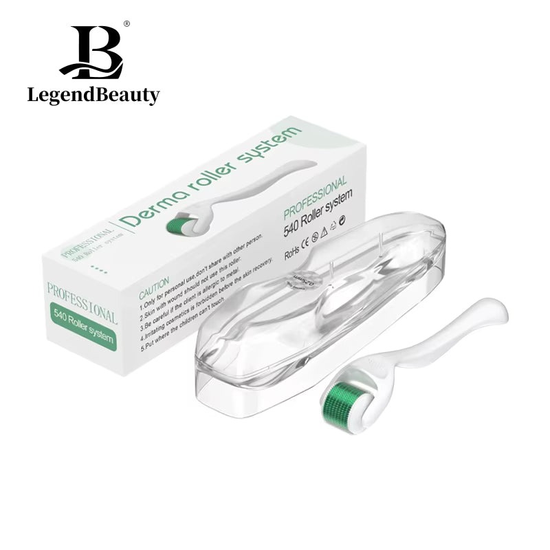 RegrowX™ Professional Microneedle Roller – 540 Needles for Hair Regrowth & Skin Renewal