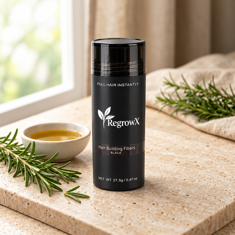 RegrowX™ Keratin Hair Building Fibers | Instant Natural-Looking Fullness (27.5g)