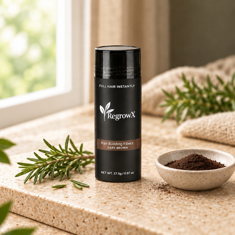 RegrowX™ Keratin Hair Building Fibers | Instant Natural-Looking Fullness (27.5g)