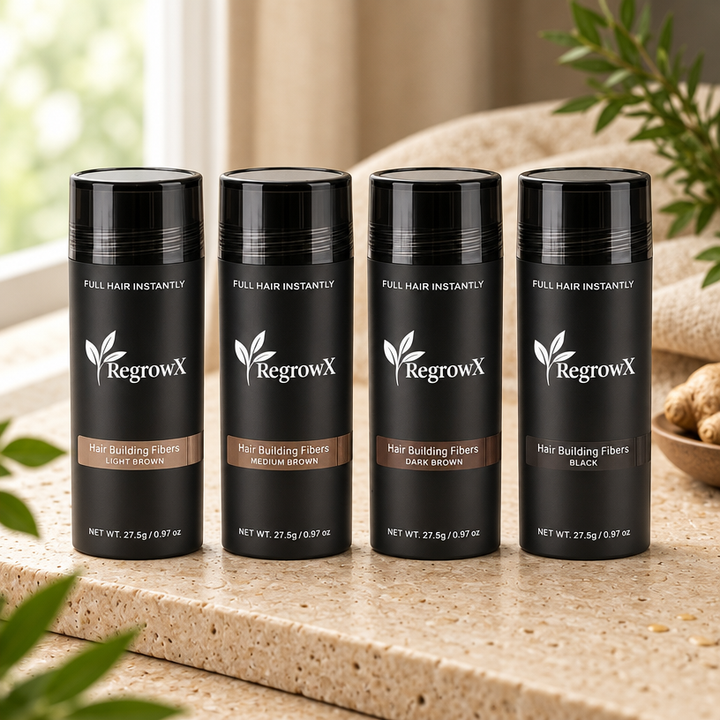 RegrowX™ Keratin Hair Building Fibers | Instant Natural-Looking Fullness (27.5g)