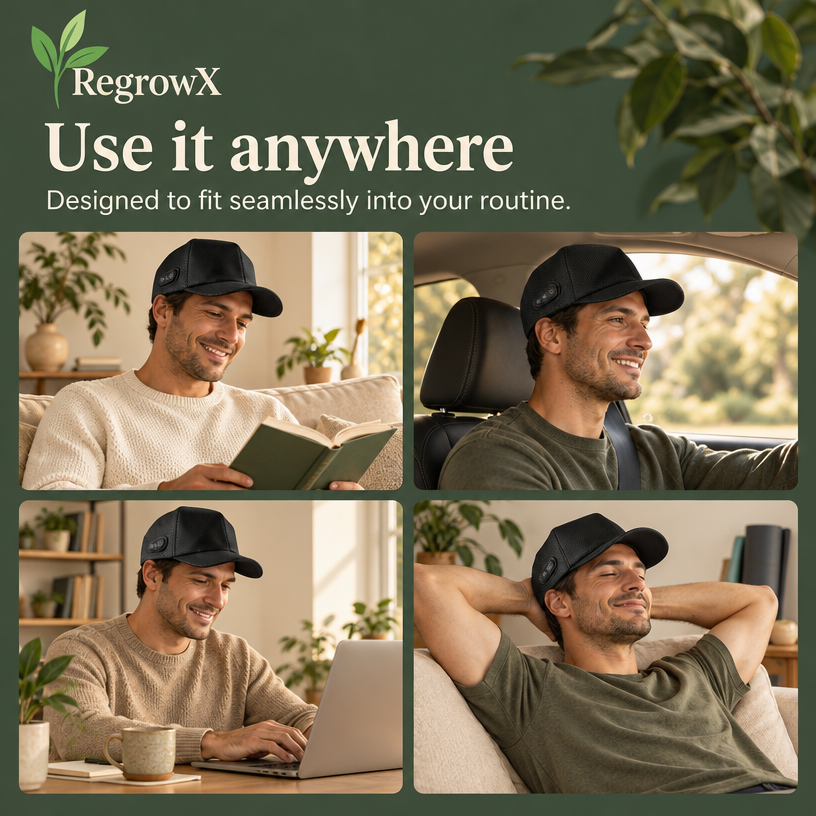 RegrowX Pro Red Light Hair Therapy Cap
