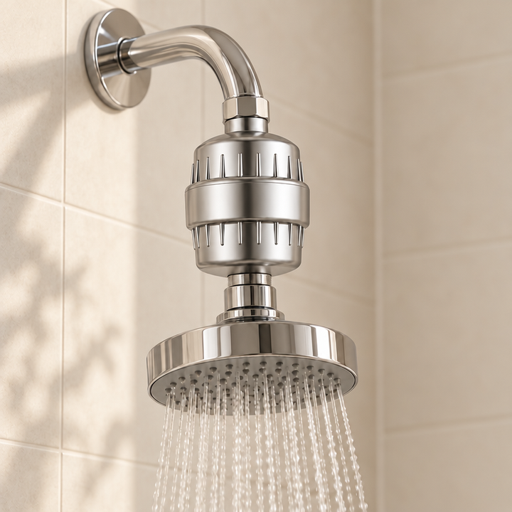 RegrowX Fluoride + Contaminent Shower Filtration System