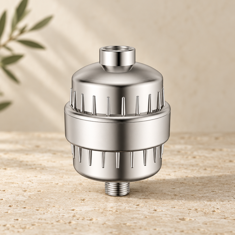 RegrowX Fluoride + Contaminent Shower Filtration System