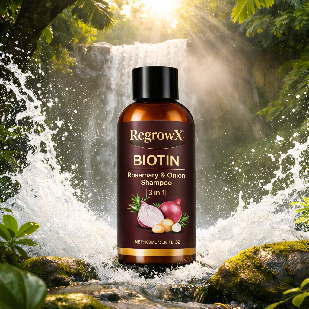 RegrowX™ 3-in-1 Biotin, Red Onion & Rosemary Shampoo