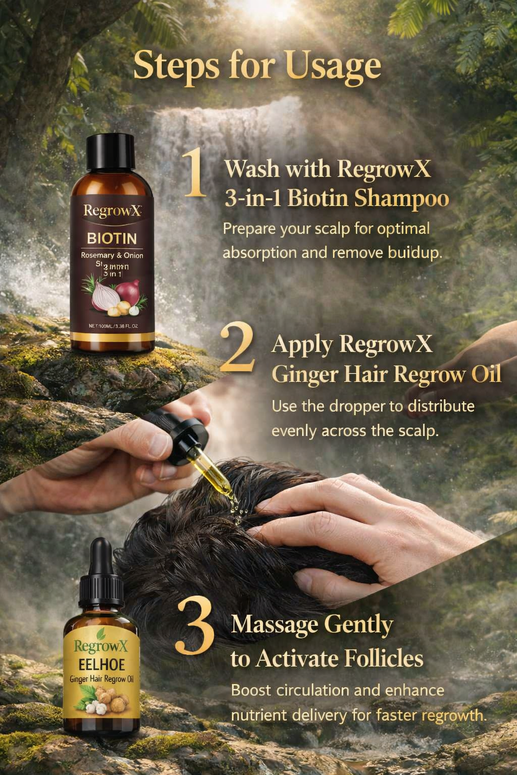 RegrowX™ Ginger Hair Grow Serum