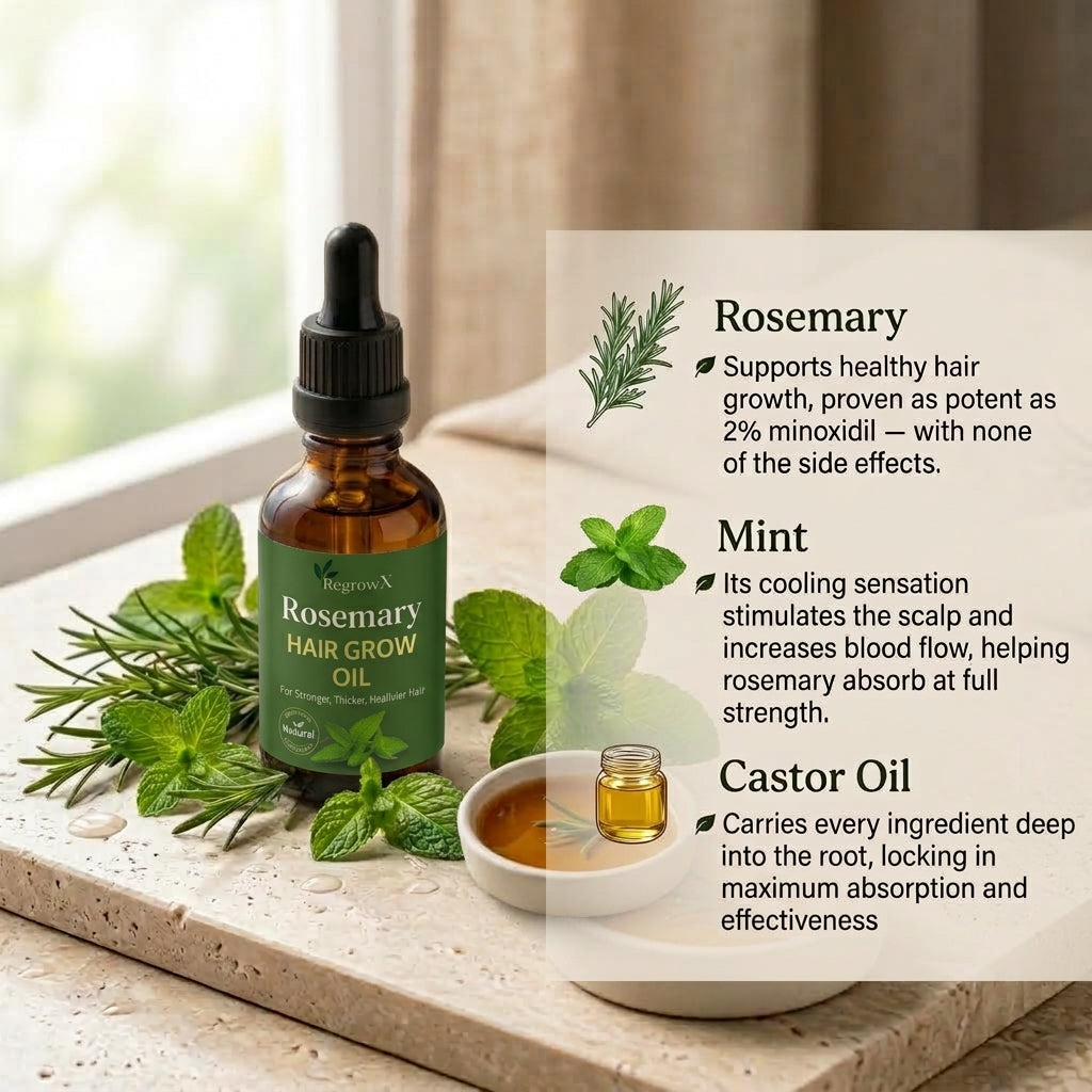 RegrowX™ Rosemary & Mint Hair Growth Oil