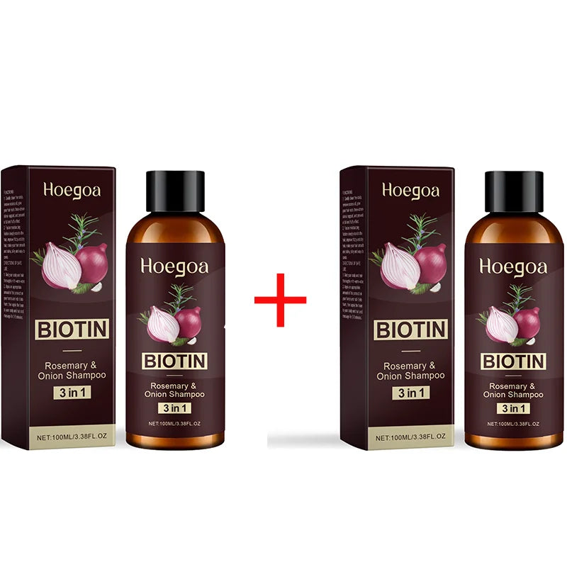 RegrowX™ 3-in-1 Red Onion & Black Seed Shampoo – Gentle Cleanse, Scalp Nourishment & Hair Revival