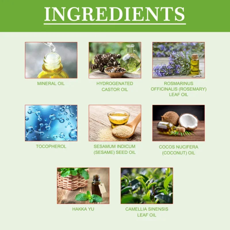 RegrowX™ Rosemary & Mint Hair Growth Oil – Anti-Hair Loss & Root Strengthening Treatment (50ml)