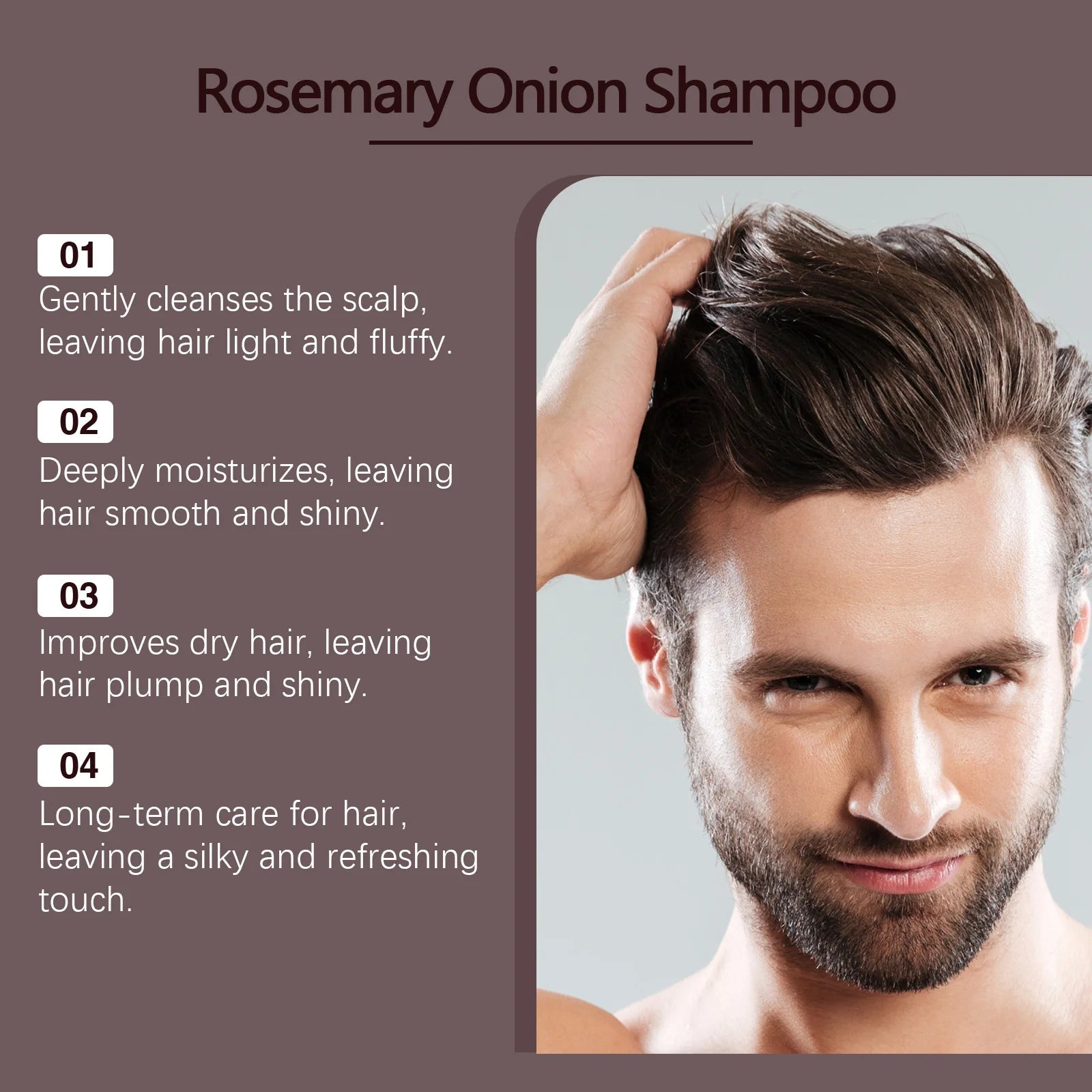 RegrowX™ 3-in-1 Red Onion & Black Seed Shampoo – Gentle Cleanse, Scalp Nourishment & Hair Revival